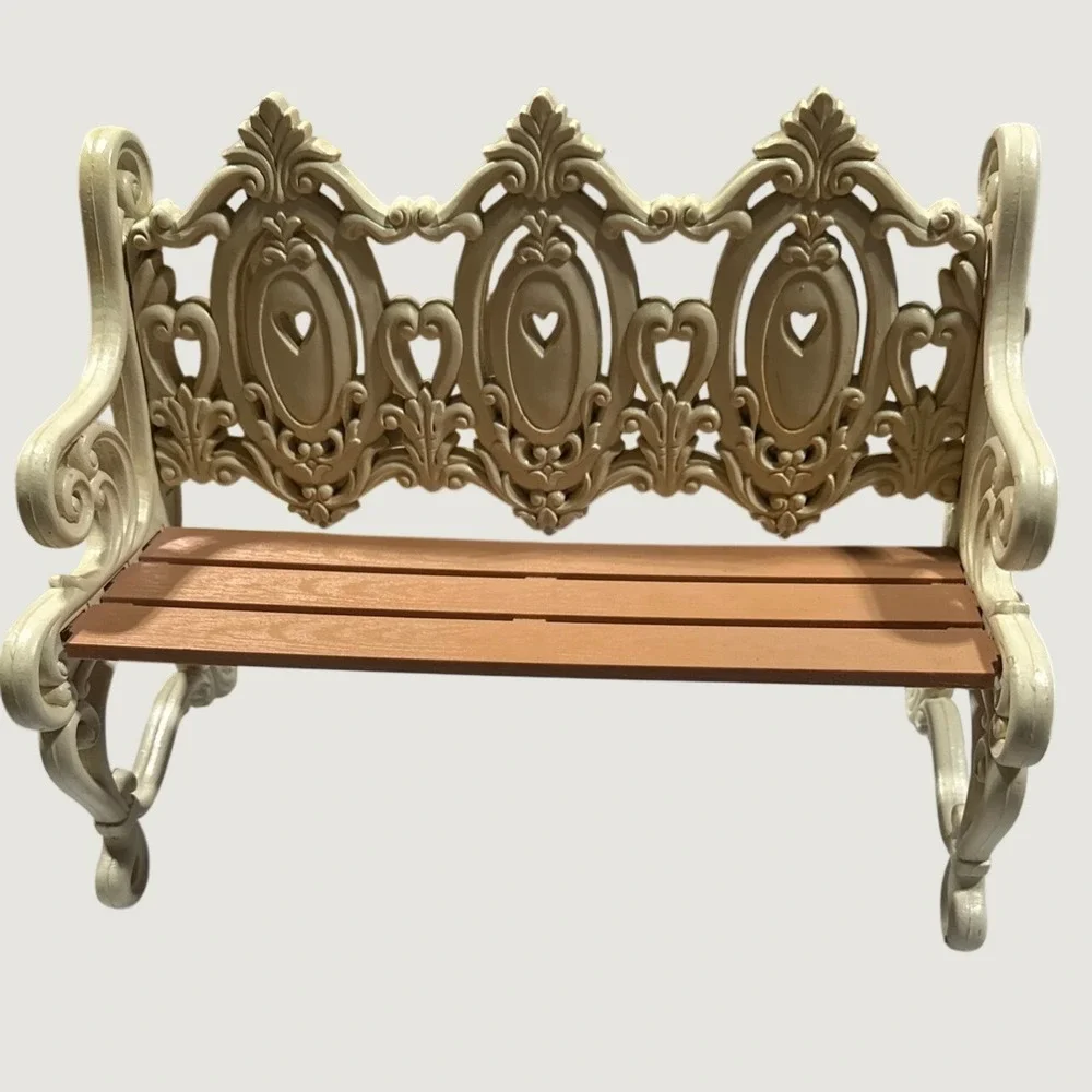 Vintage 1988 Burwood Wall Shelf Bench Style Hanging #2914 Made USA 12